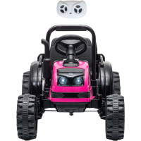Milly Mally Pojazd na akumulator Traktor z przyczepą Farmer Pink