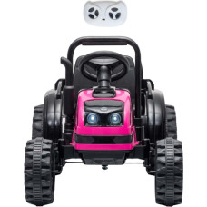 Milly Mally Pojazd na akumulator Traktor z przyczepą Farmer Pink