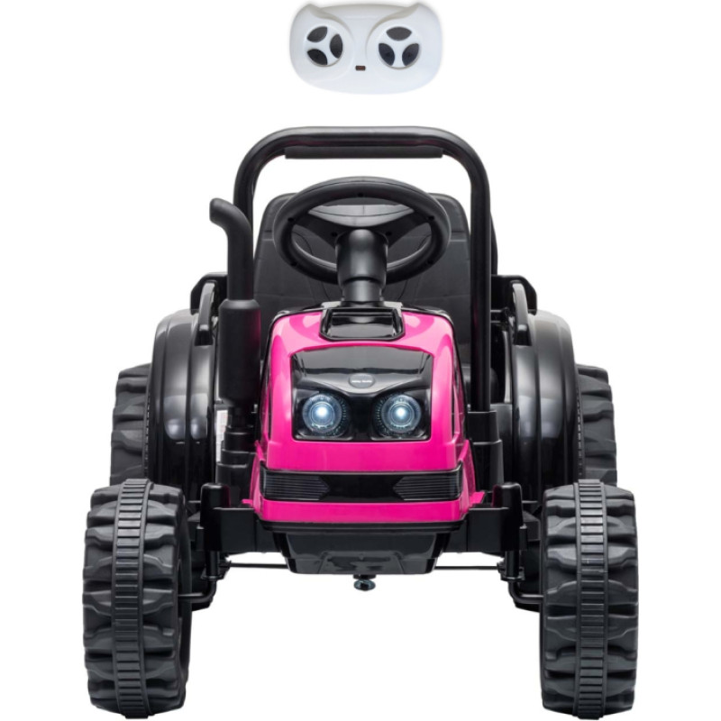 Milly Mally Pojazd na akumulator Traktor z przyczepą Farmer Pink