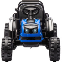 Milly Mally Elektriskais traktors ar piekabi Farmer zils