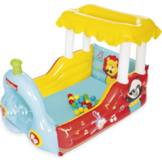 Bestway 93537 FISHER PRICE DMUCHANY POCIĄG  Z PIŁKAMI 132cm x 94cm x 89cm