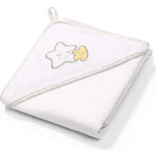 Babyono terry hooded towel white 85x85cm 144/07