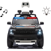 Milly Mally Elektriskā rotaļu mašīna Ford Ranger Police Black