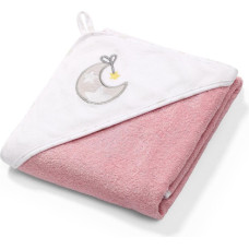 Babyono terry hooded towel pink 85x85cm 144/10