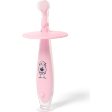 Babyono suction baby toothbrush pink 551/02