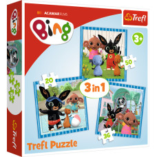 Bing TREFL BING Puzzle 3 in 1 set