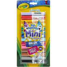 Crayola 14 Mini marķieri, nomazgājami