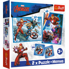 Avengers TREFL AVENGERS Puzzle Set 30+48+M24