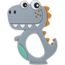 DINO silicone teether gray