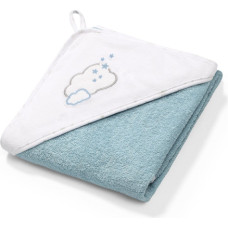 Babyono TERRY Hooded Towel 100×100 cm blue