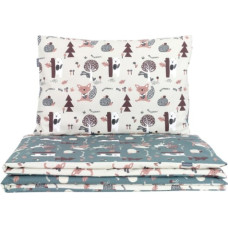Mamotato 2pcs bedding set, 100x135cm, cream, Premium, Zoo
