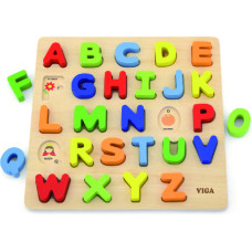 Viga 50124 Block Puzzl- Alphabet Uppercas