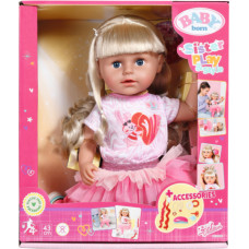 Baby Born Lelle māsa Style & Play, blondīne, 43 cm