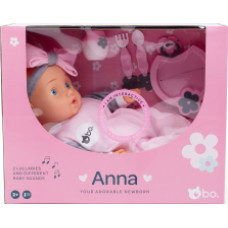 BO. Interactive baby doll Anna, 42 cm