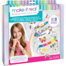 Make It Real DIY Jewelry set Rainbows and pearls