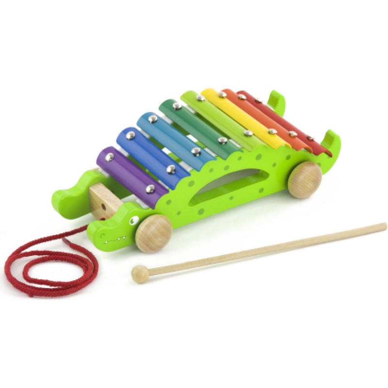 Viga 50342 Pull-Along Xylophone - Croc