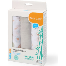 Babyono bamboo diapers 3 pcs, gray 397/09