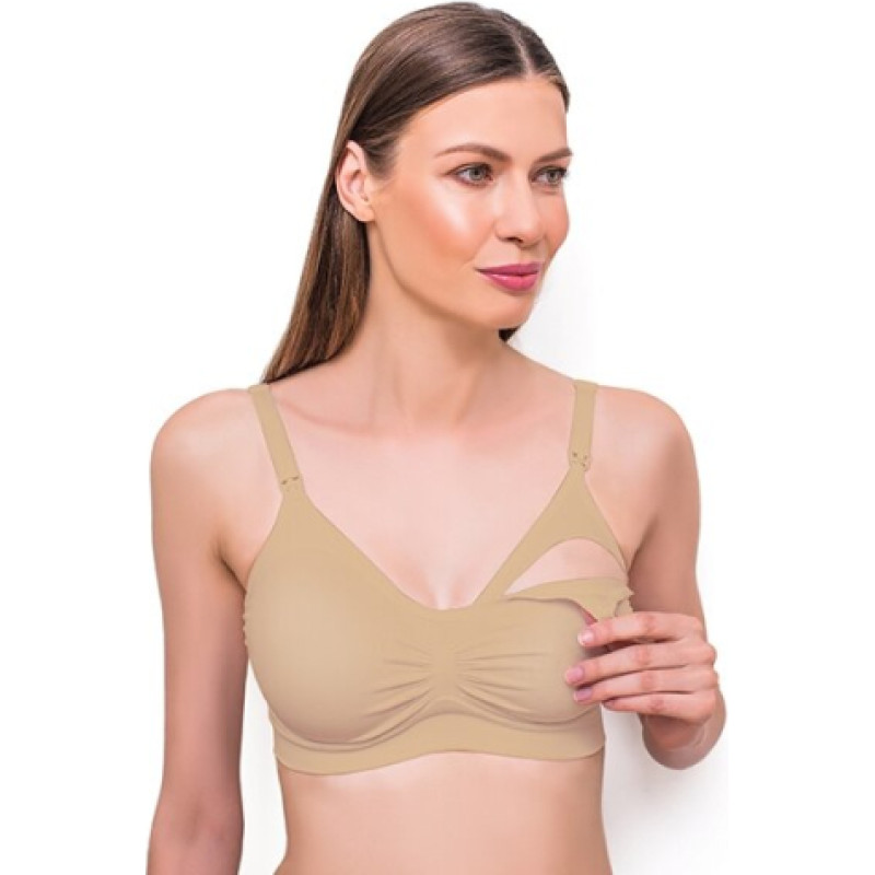 Babyono the bra for nursing mothers D70-75, beige 506/17