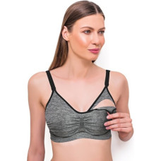 Babyono the bra for nursing mothers D70-75 grey 506/38